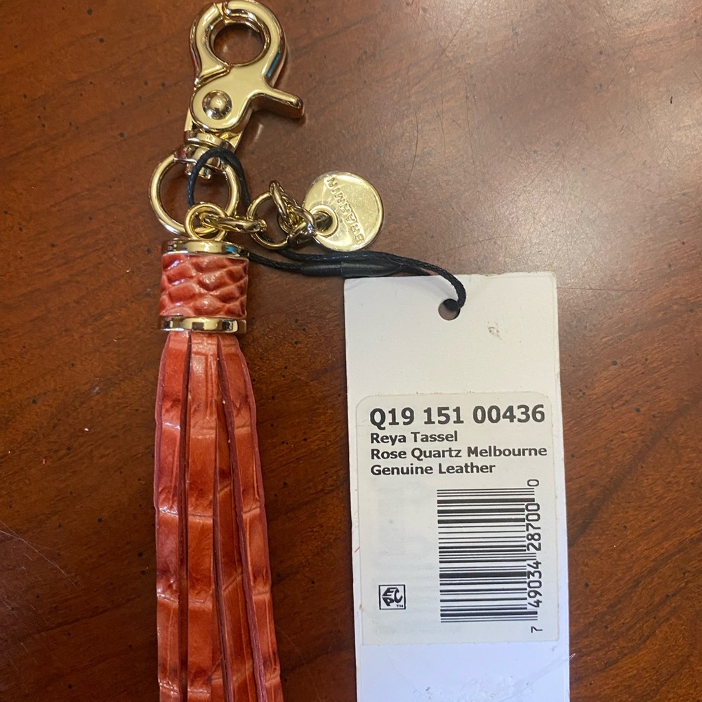 🆕🔥BRAHMIN🔥Reya Tassel in Rose Quartz - NWT - Picture 4 of 5